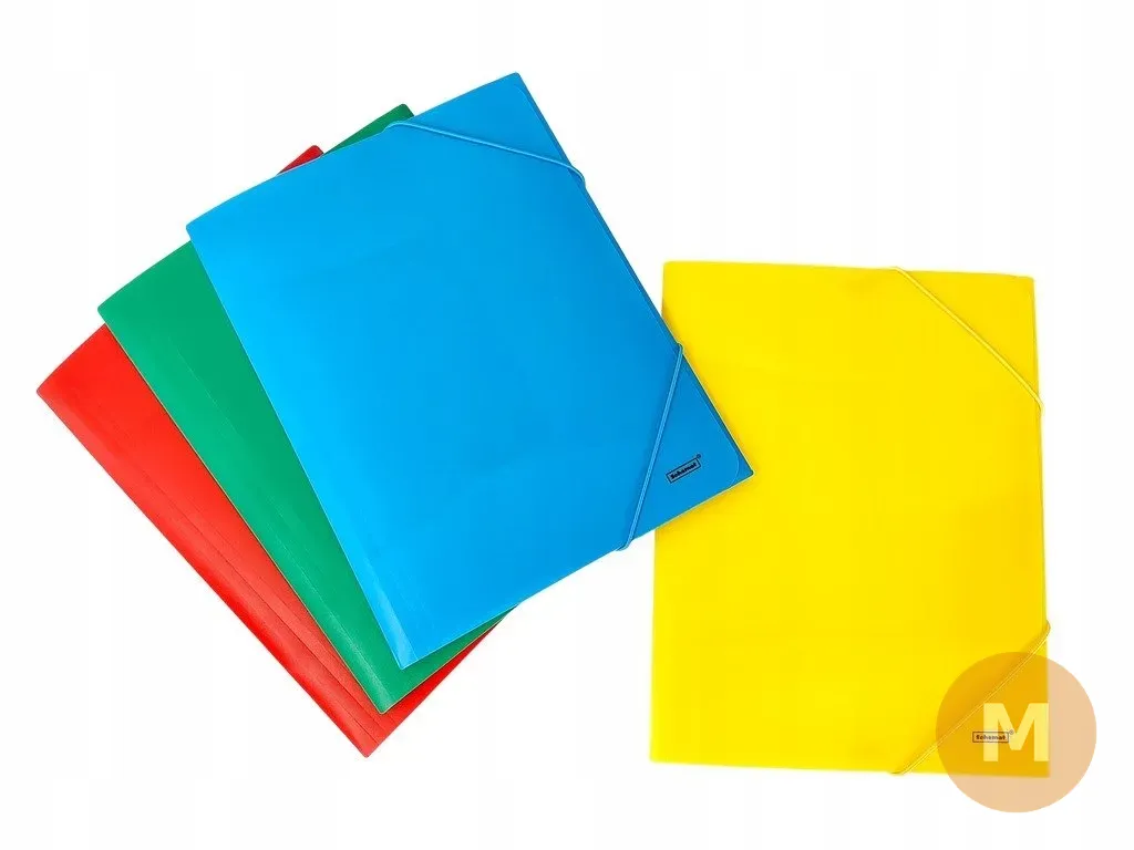 Plastikowa teczka z gumką A4 na dokumenty szkolne — zdjęcie 1